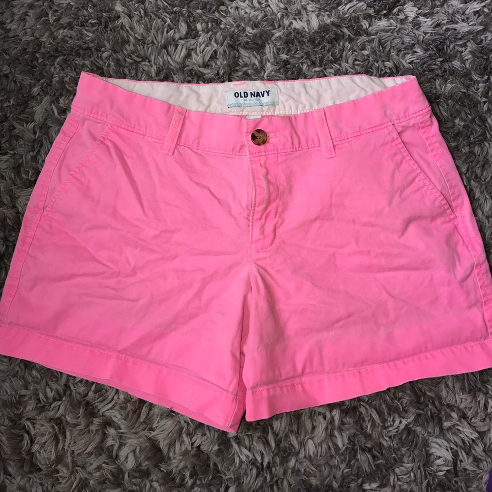 Pink old navy shorts